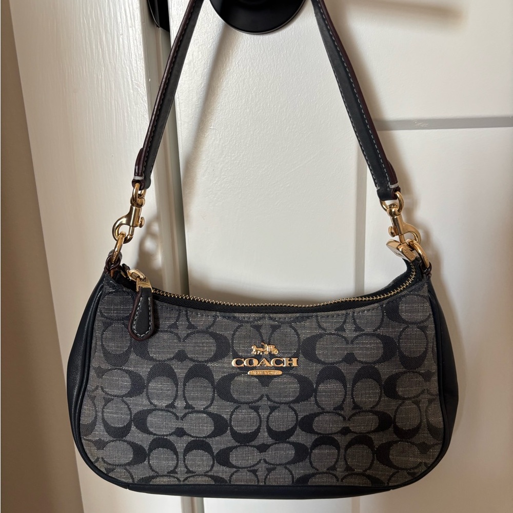 Denim Coach Teri Shoulder Bag